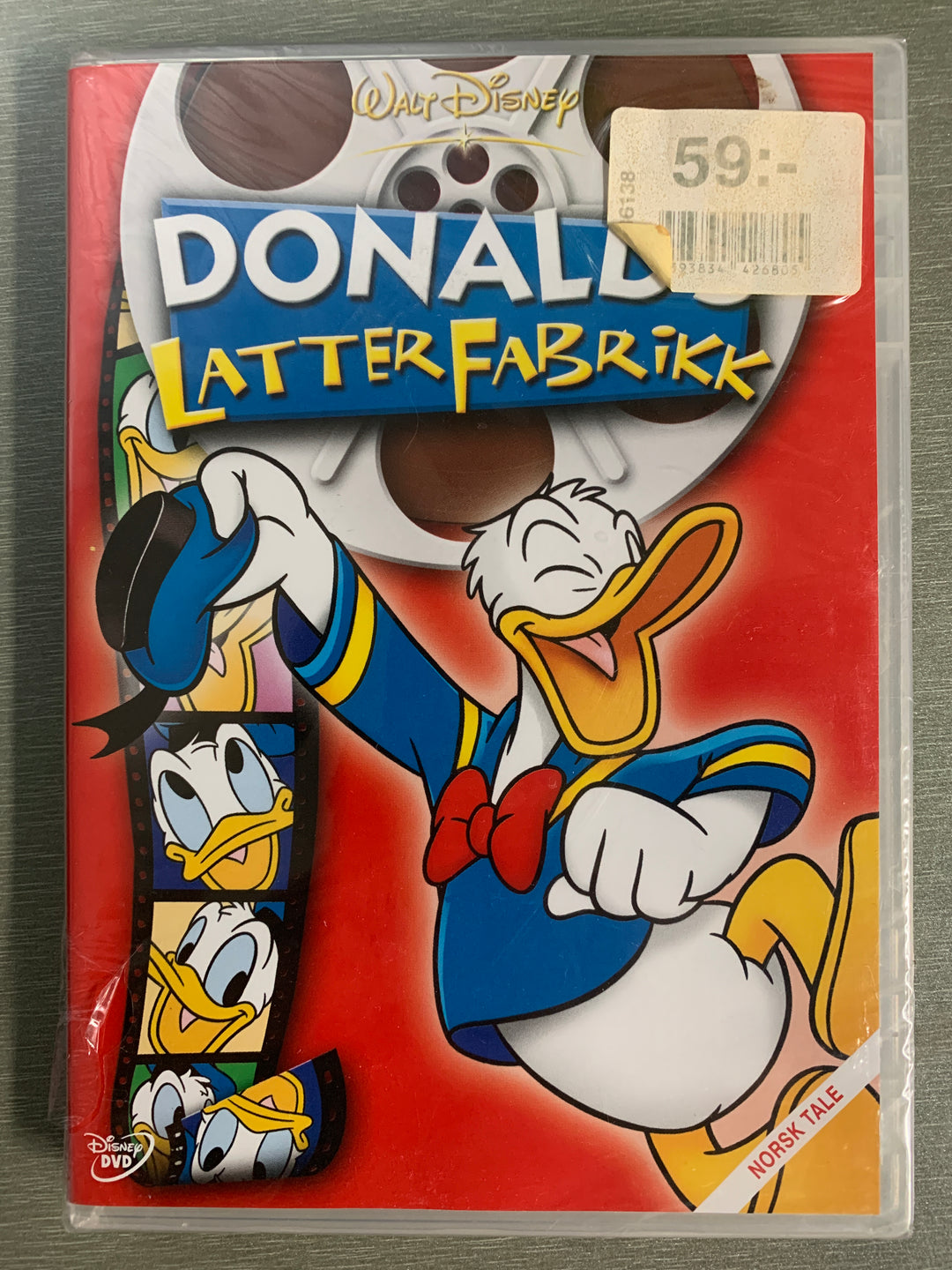 Donalds latterfabrikk. DVD. Ny i plast!