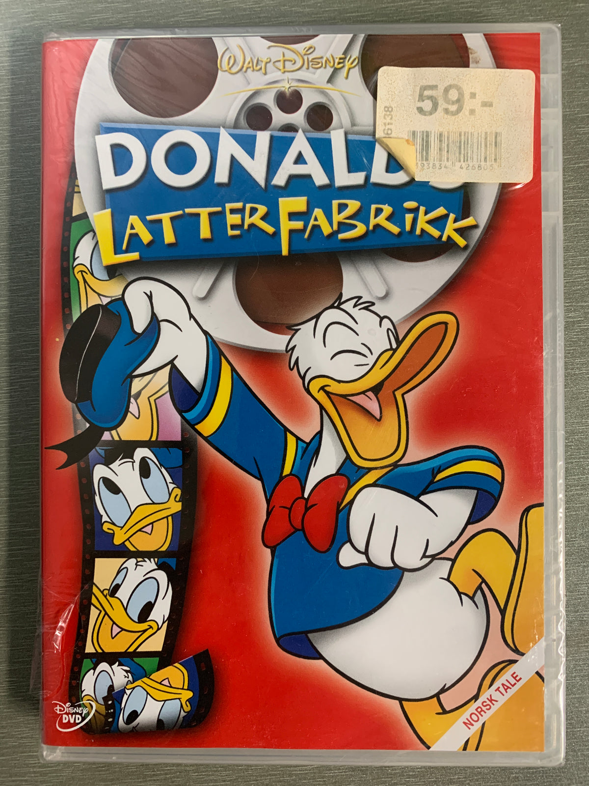 Donalds latterfabrikk. DVD. Ny i plast!