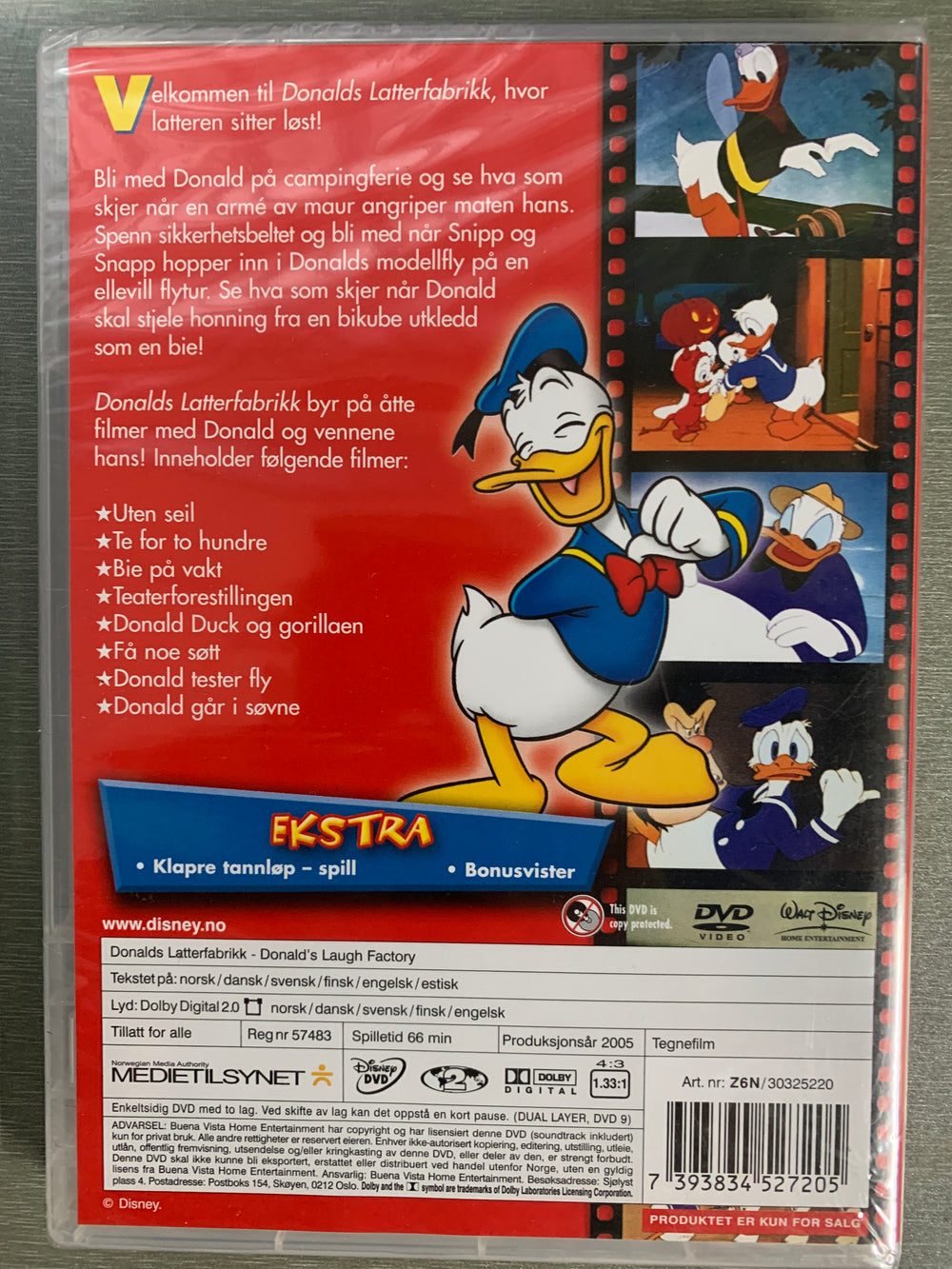 Donalds latterfabrikk. DVD. Ny i plast!