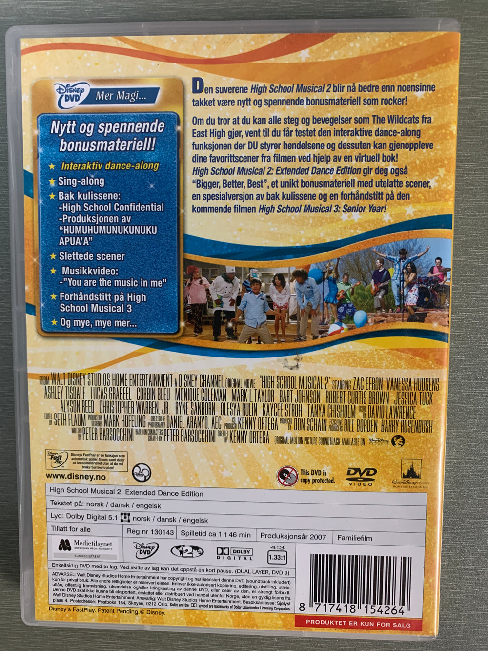 High School Musical 2: Extended Dance Edition. 2007. DVD.