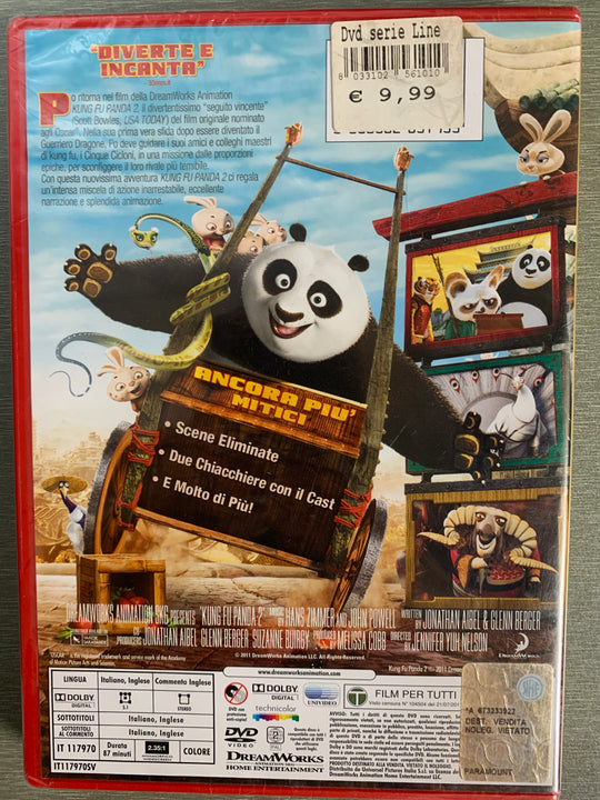 Kung Fu Panda 2. 2011. DVD. Ny i plast!