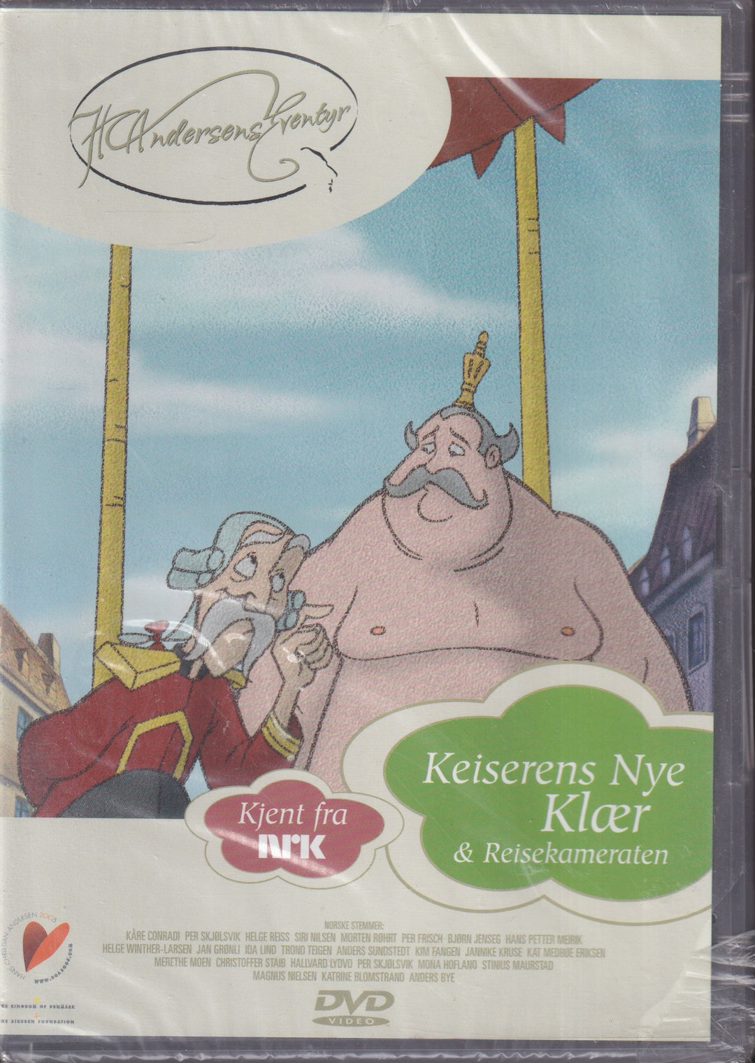 Keiserens nye klær & Reisekameraten. DVD. Ny i plast!