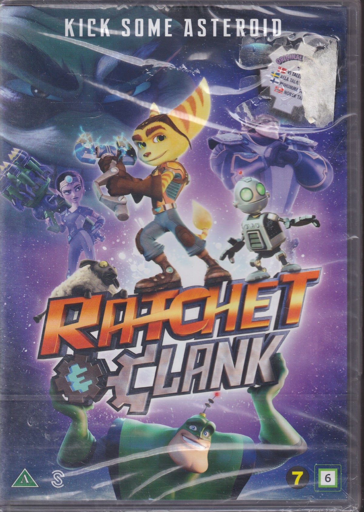 Ratchet & Clank. 2016. DVD. Ny i plast!