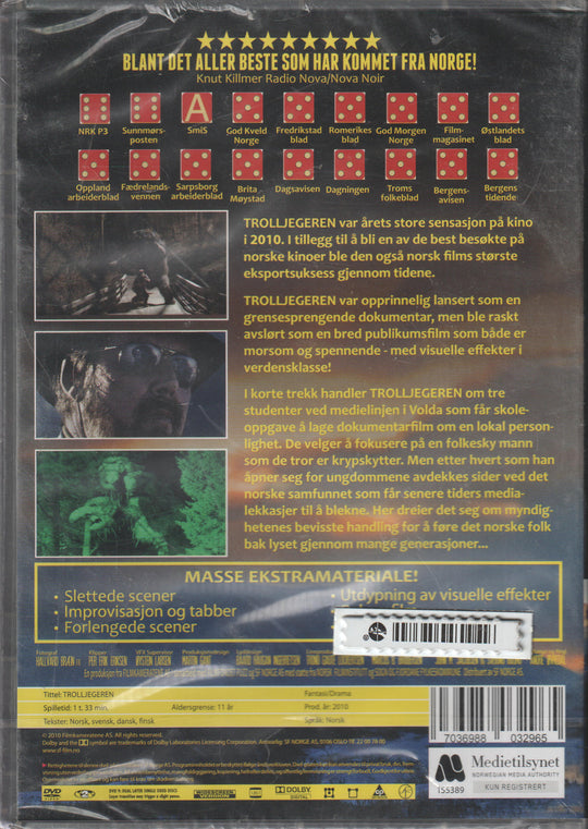 Trolljegeren. 2010. DVD. Ny i plast!