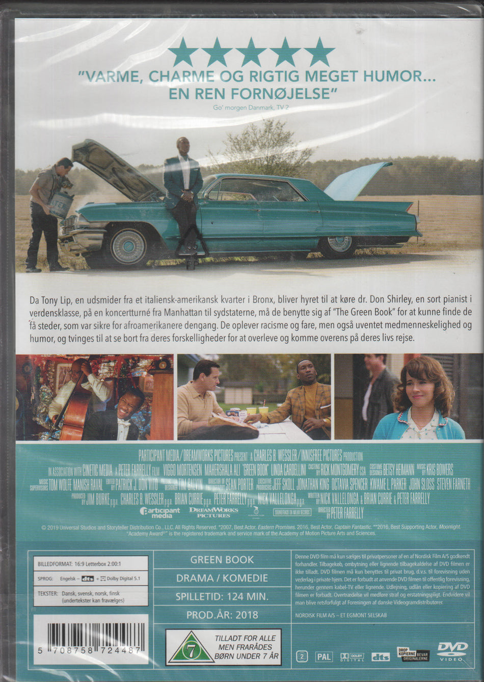 Green Book. 2018. DVD. Ny i plast!