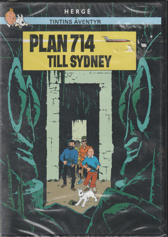 Tintins äventyr: Plan 714 till Sydney. 1991. DVD. Ny i plast!