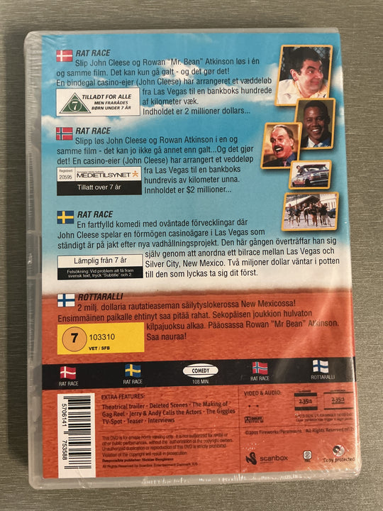 Rat Race. 2001. DVD. Ny i plast!