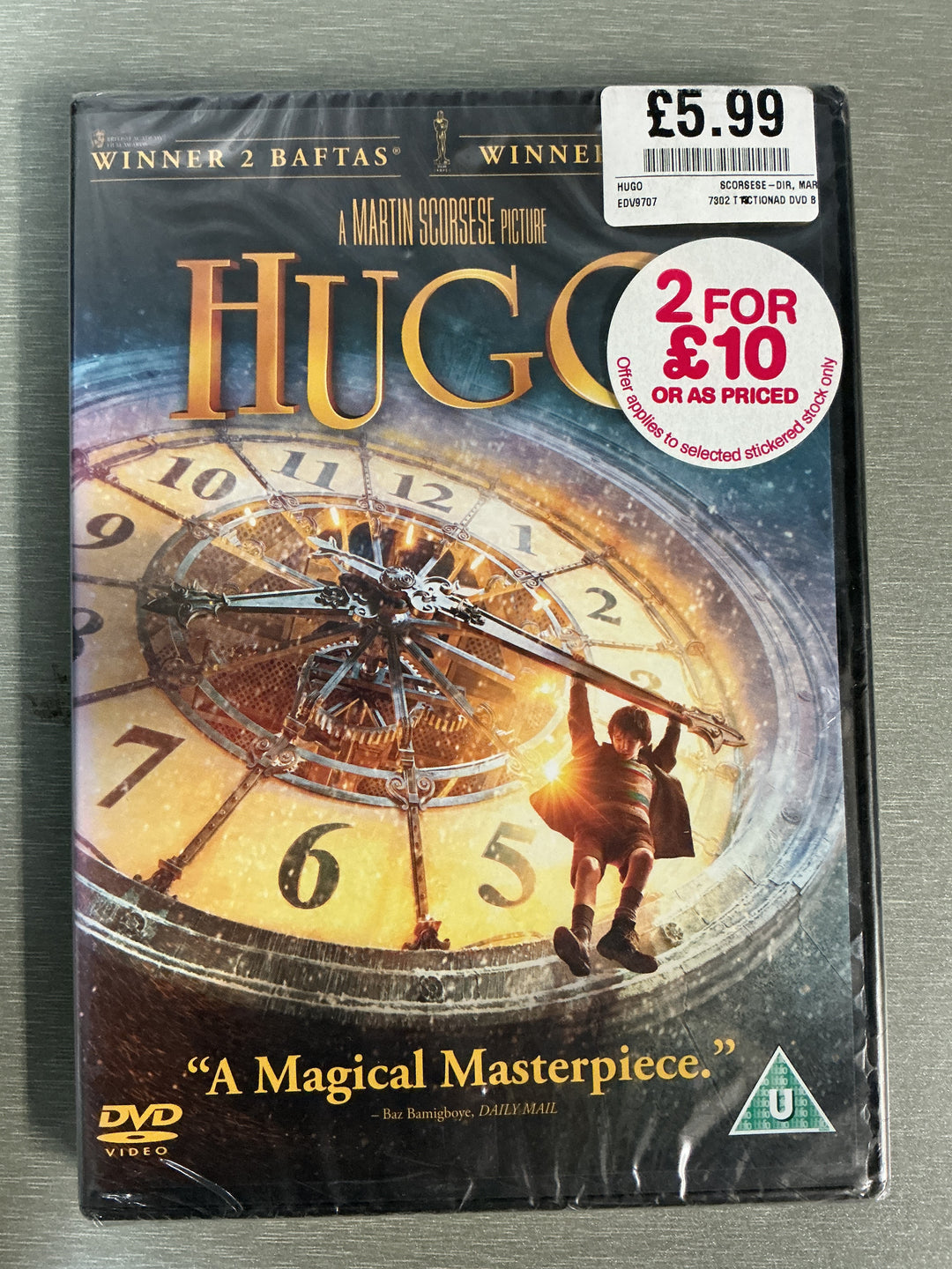 Hugo. 2011. DVD. Ny i plast!