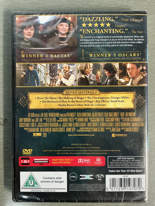 Hugo. 2011. DVD. Ny i plast!