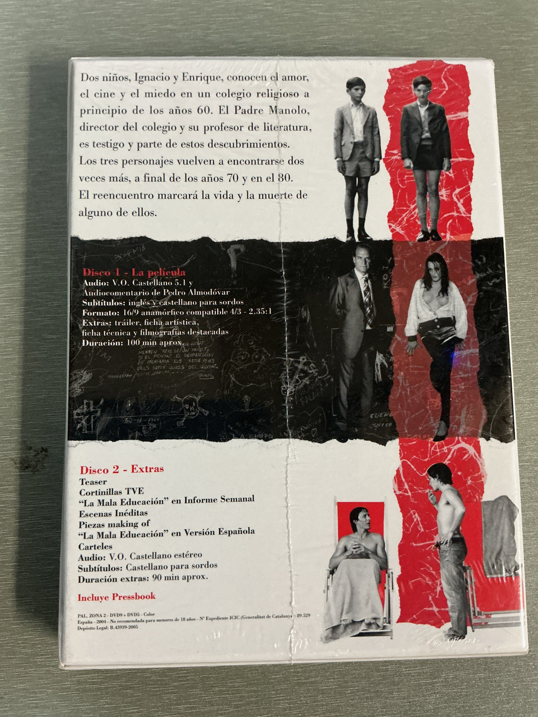 La Mala Educación – Edición Coleccionista. 2004. DVD. Ny i plast!