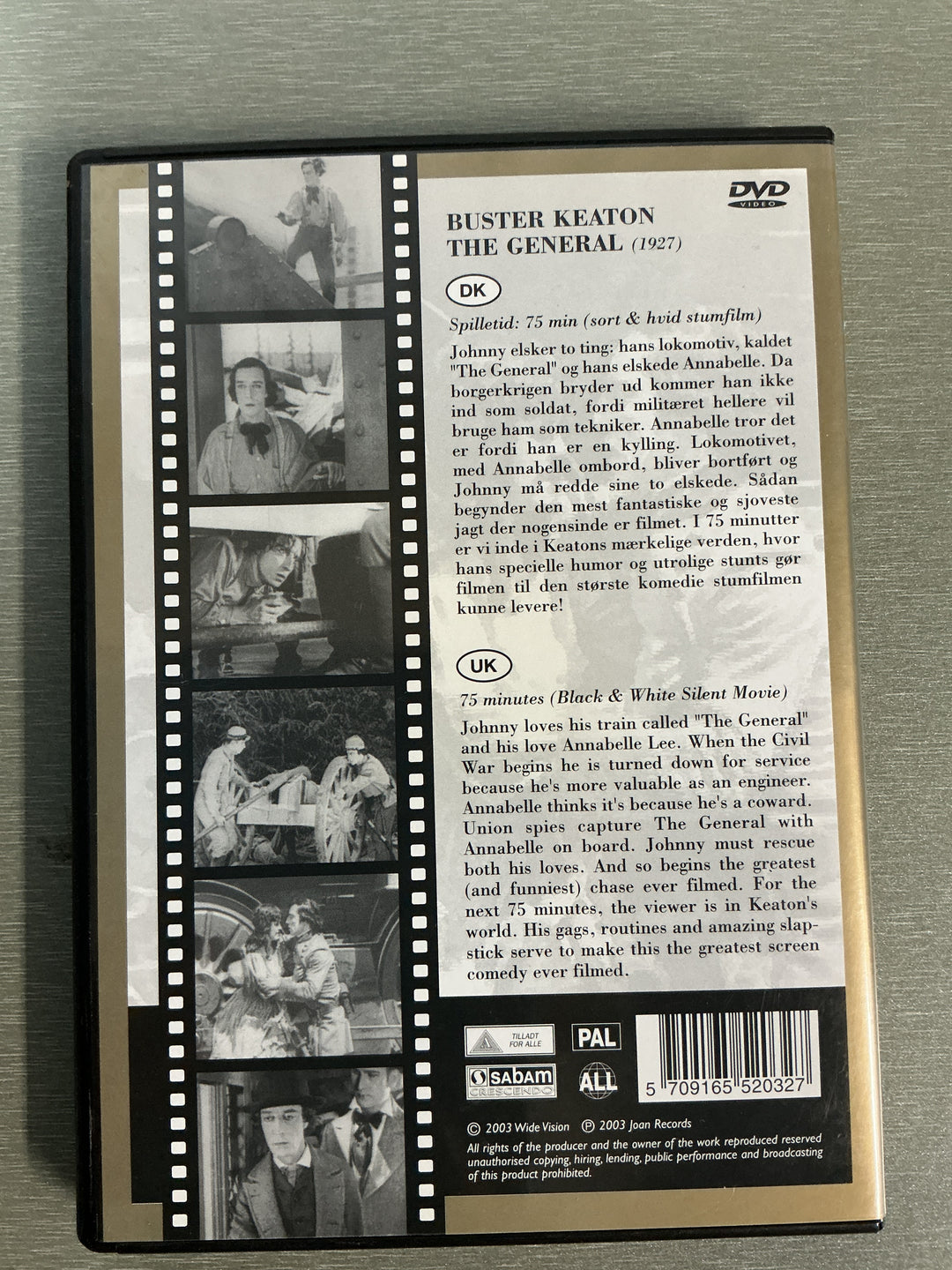 Buster Keaton: The General – The Golden Collection. 1926. DVD.