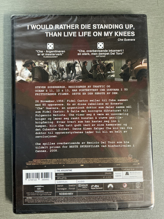 Che: 1. del – Argentineren. 2008. DVD. Ny i plast!