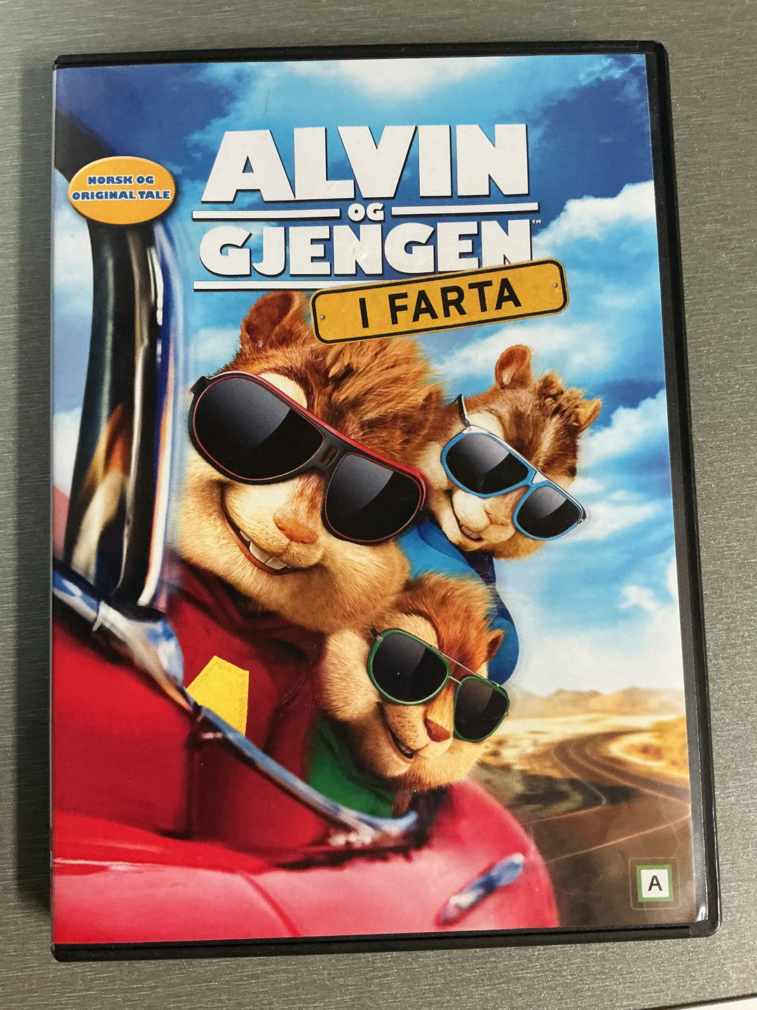 Alvin og gjengen i farta. 2015. DVD.