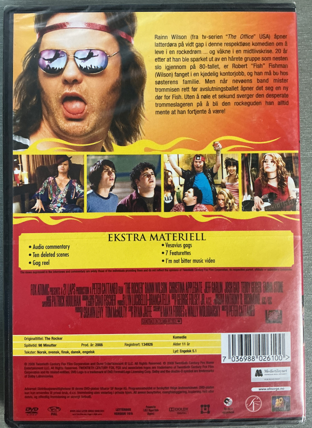 The Rocker. 2008. DVD. Ny i plast!