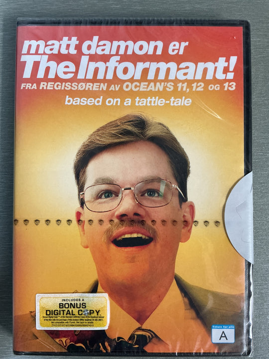 The Informant! 2009. DVD. Ny i plast!