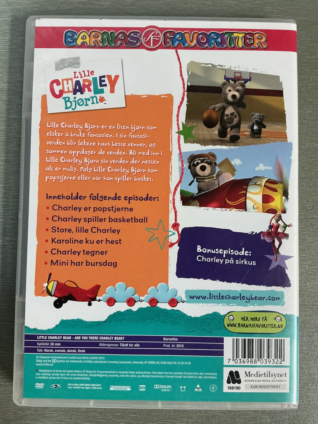 Lille Charley Bjørn: Er du der, Lille Charley Bjørn? 2011. DVD.
