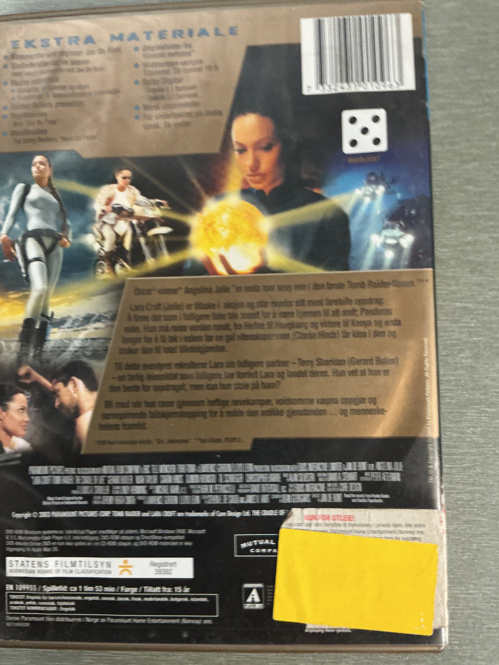 Lara Croft Tomb Raider: The Cradle of Life. 2003. DVD.