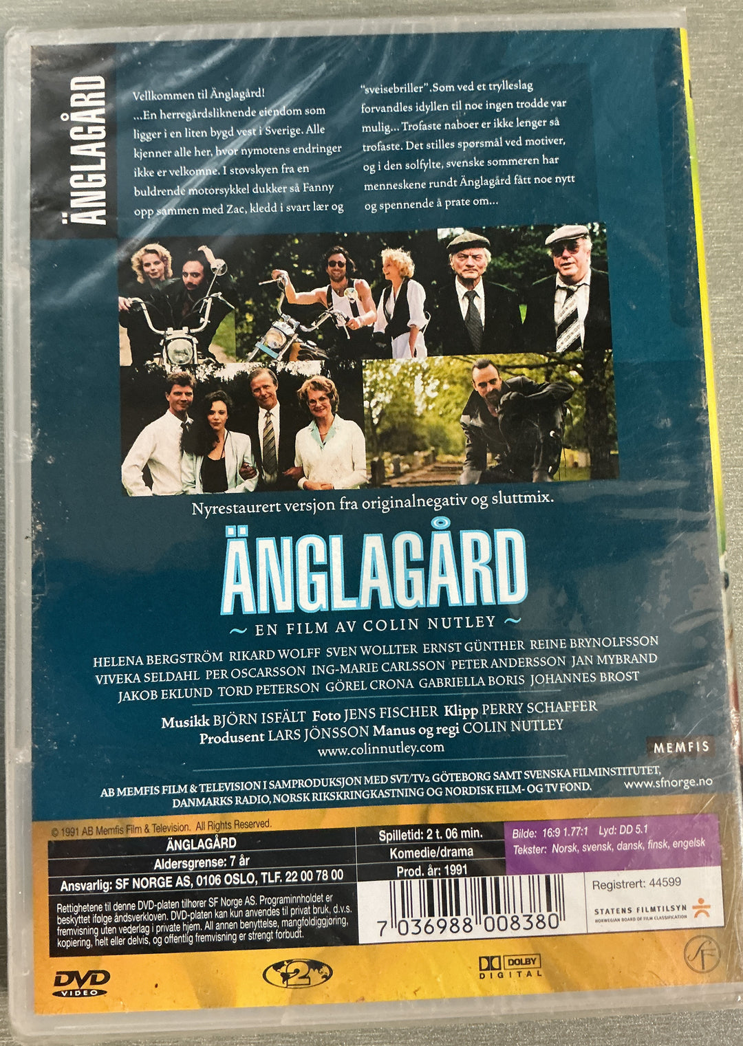 Änglagård. 1992. DVD. Ny i plast!