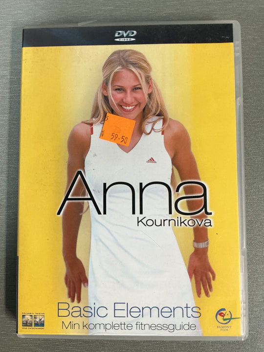 Anna Kournikova: Basic Elements – Min komplette fitnessguide. 2000. DVD.