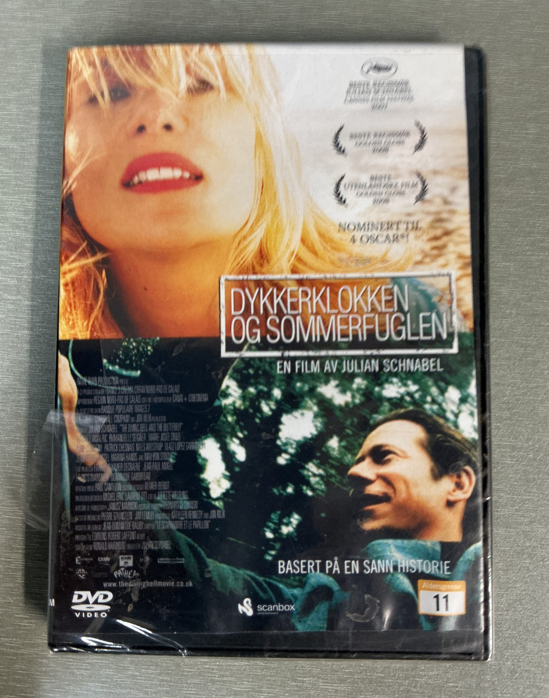 Dykkerklokken og sommerfuglen. 2007. DVD. Ny i plast!