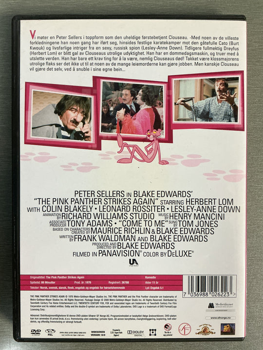 The Pink Panther Strikes Again. 1976. DVD.