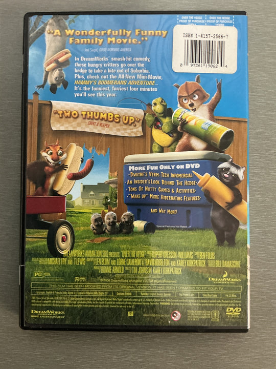 Over the Hedge. 2006. DVD.