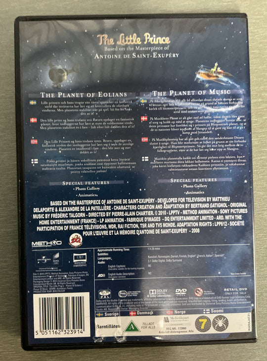 The Little Prince: The Planet of Eolians / The Planet of Music. 2010. DVD.
