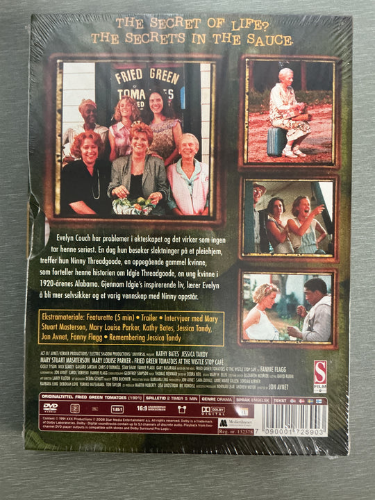 Stekte grønne tomater. 1991. DVD. Ny i plast!