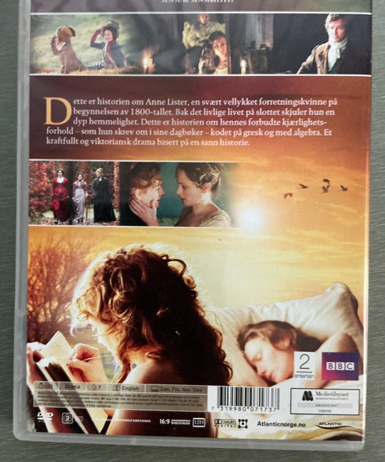 The Secret Diaries of Miss Anne Lister. 2010. DVD.