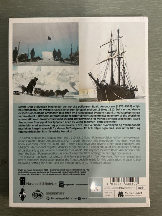 Roald Amundsens sydpolsferd (1910–1912). 2010. DVD.