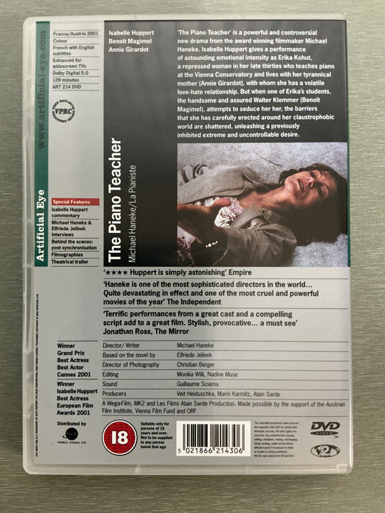 The Piano Teacher. 2001. DVD.