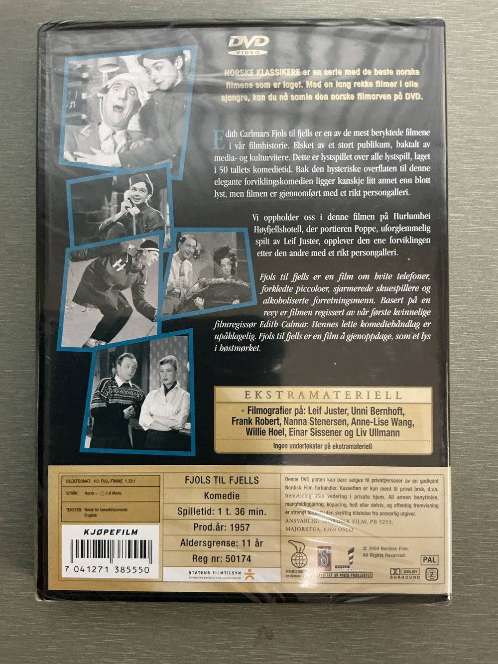 Fjols til fjells. 1957. DVD. Ny i plast!