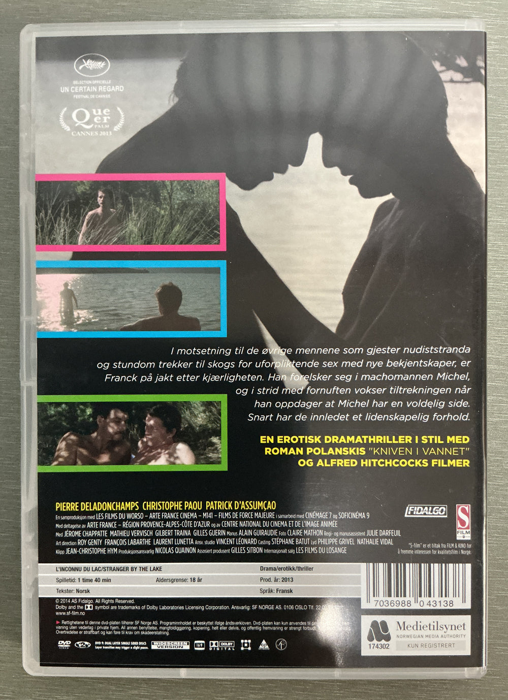 Fremmed ved sjøen. 2013. DVD.