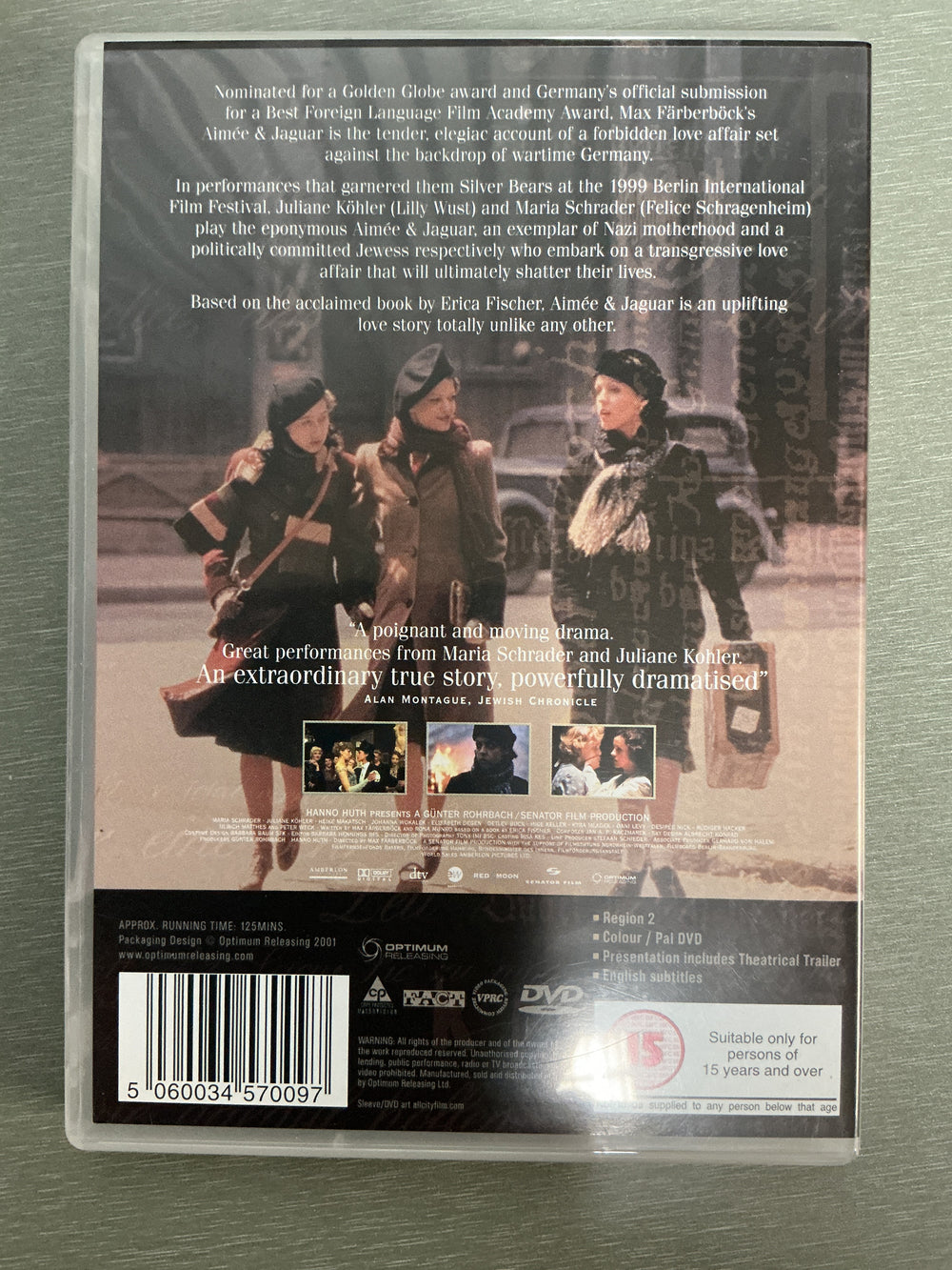 Aimée & Jaguar. 1999. DVD.