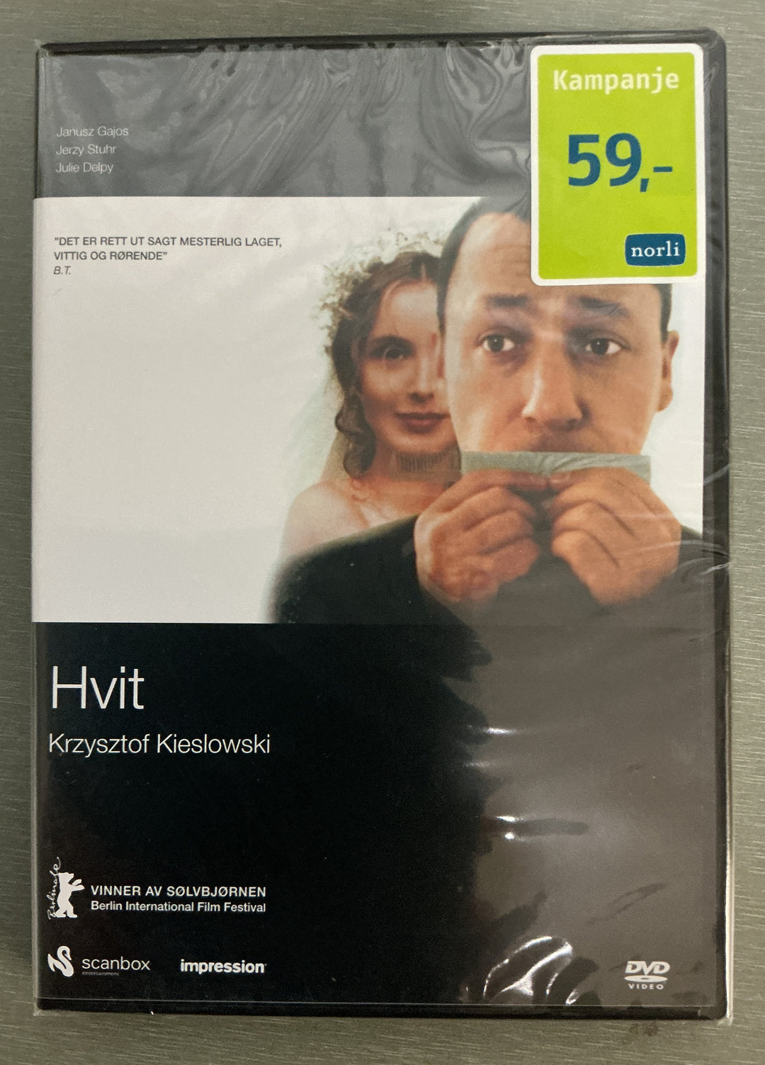 Hvit. 1994. DVD. Ny i plast!