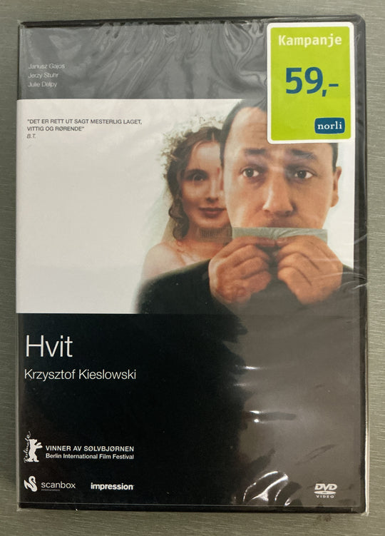 Hvit. 1994. DVD. Ny i plast!