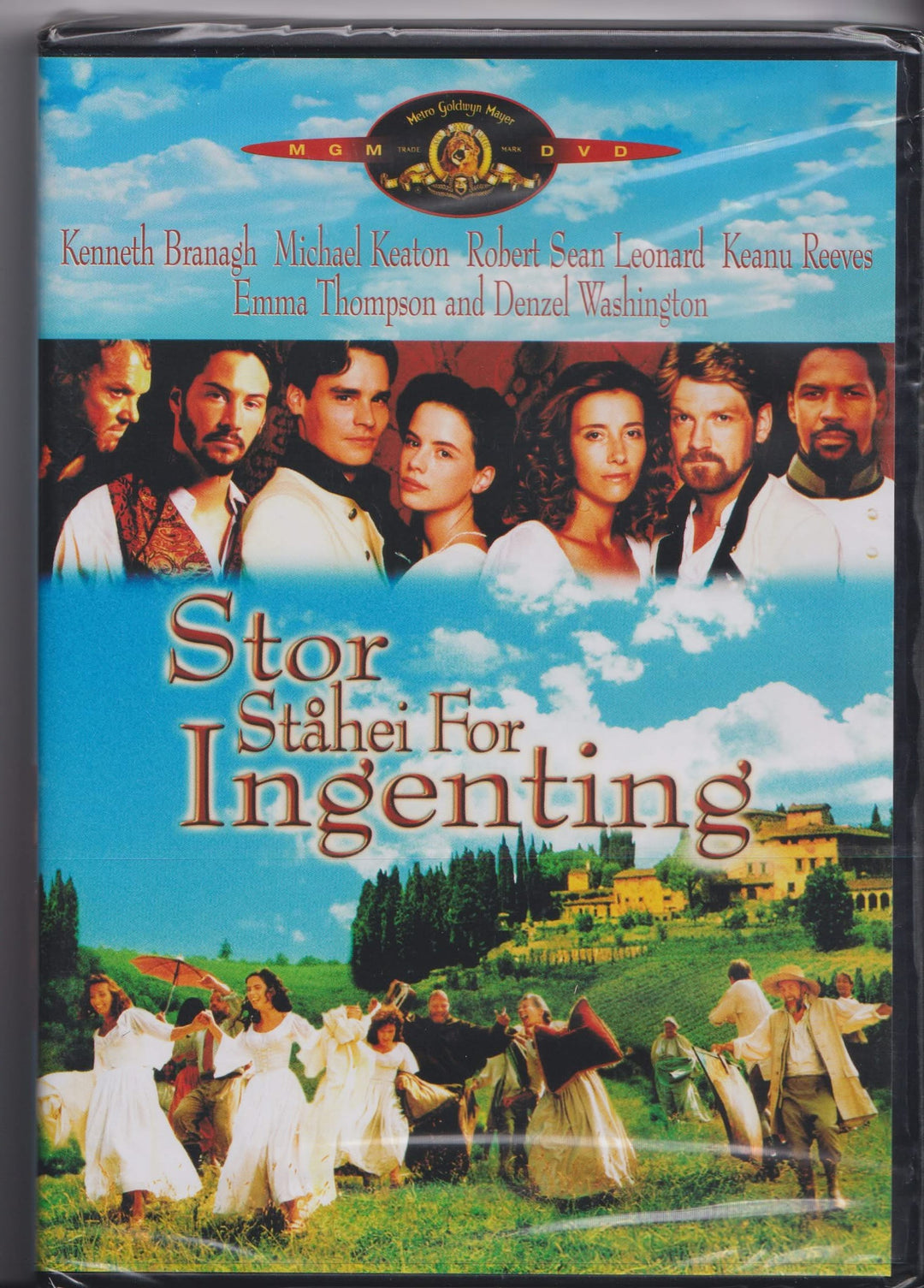 Stor ståhei for ingenting. 1993. DVD. Ny i plast!