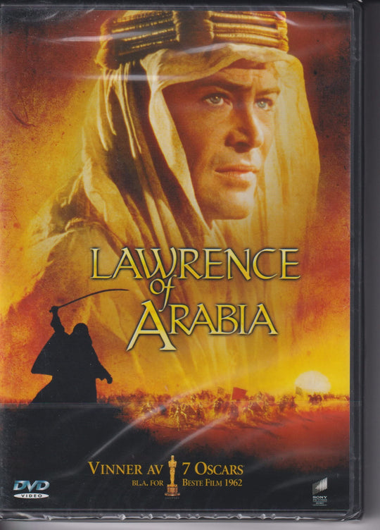 Lawrence of Arabia. 1962. DVD. Ny i plast!