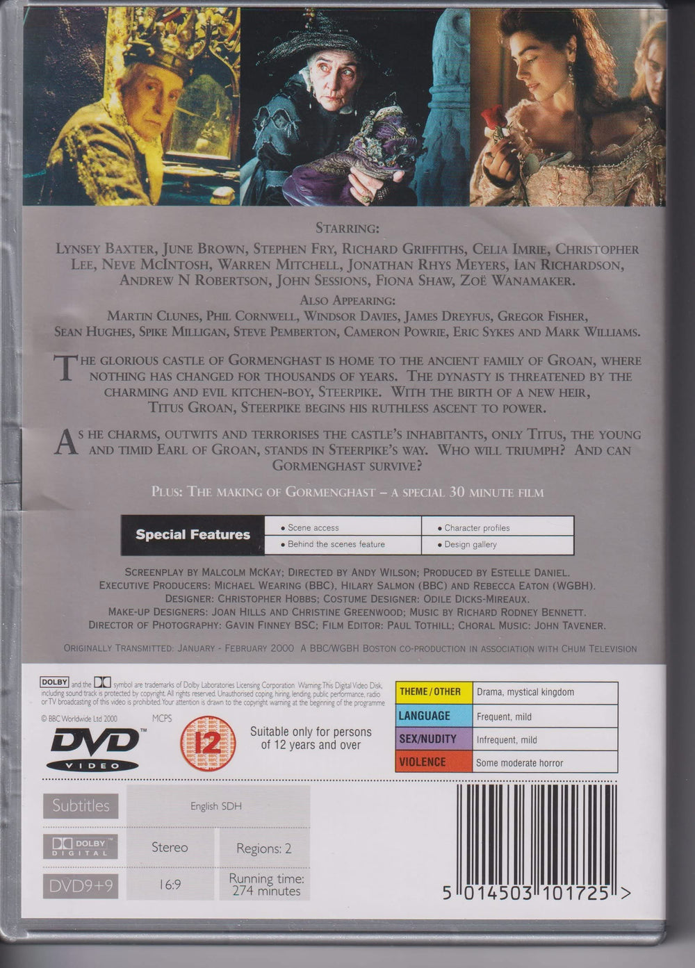 Gormenghast. 2000. DVD.