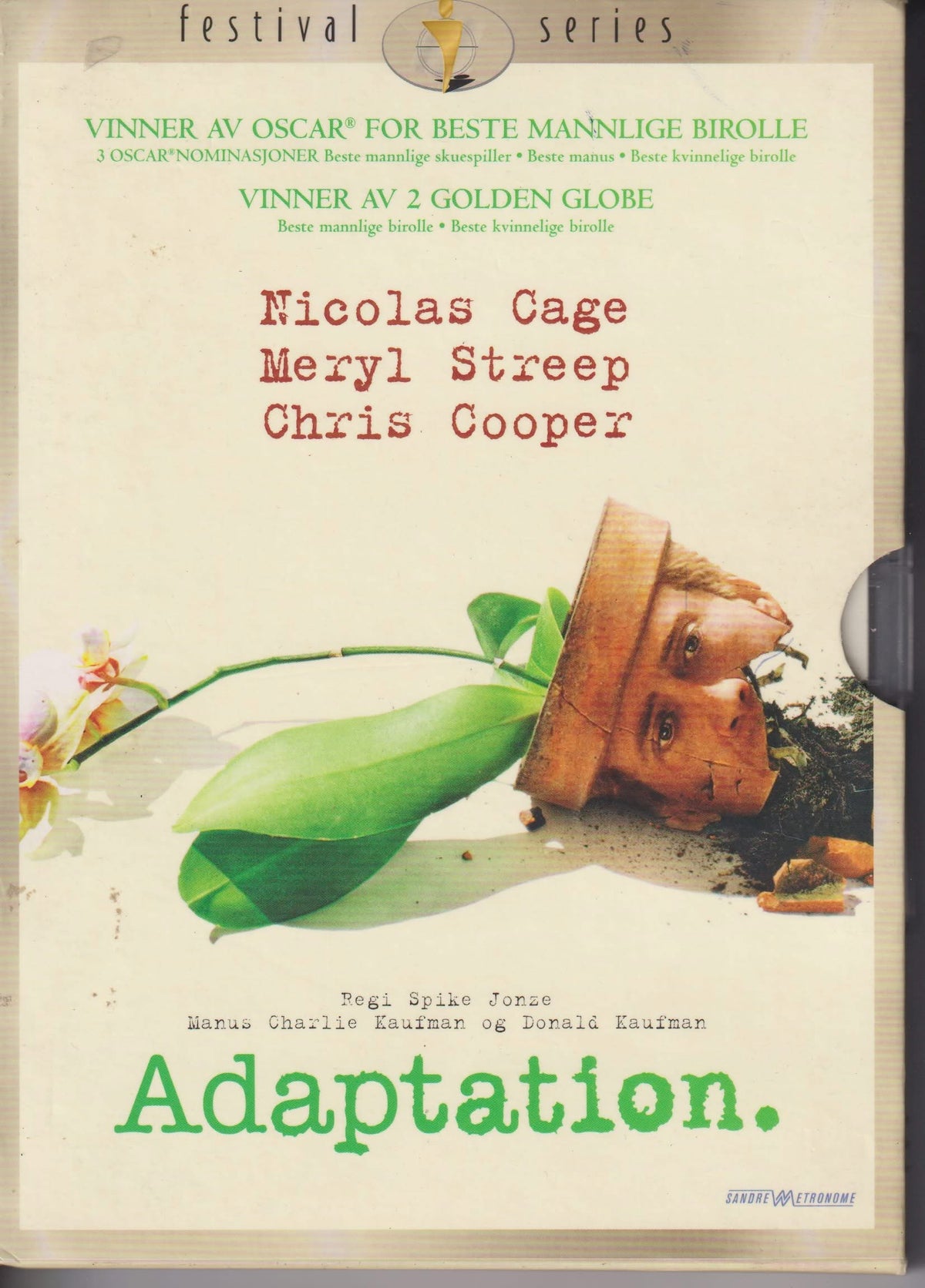 Adaptation. 2002. DVD.
