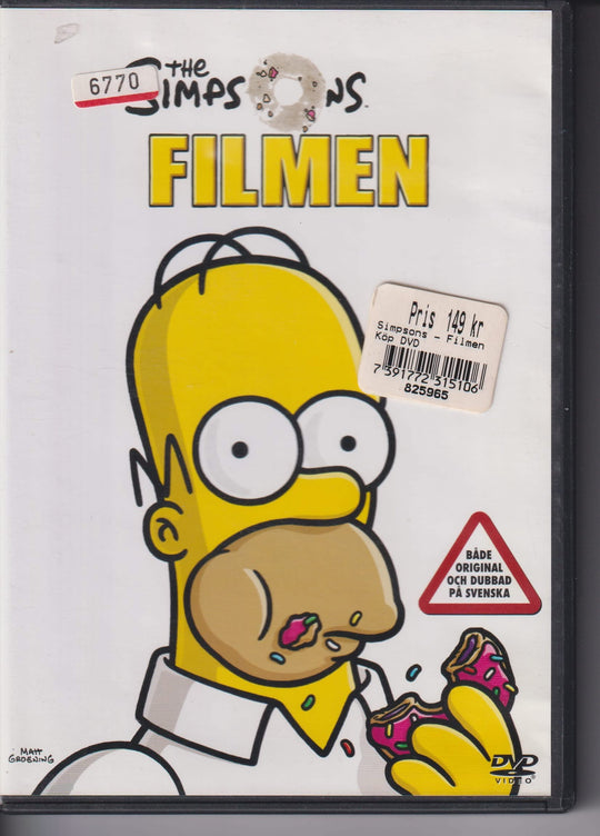 The Simpsons Filmen. 2007. DVD.