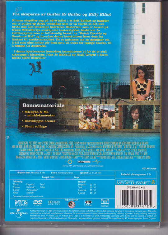 Mickybo & Me. 2004. DVD.
