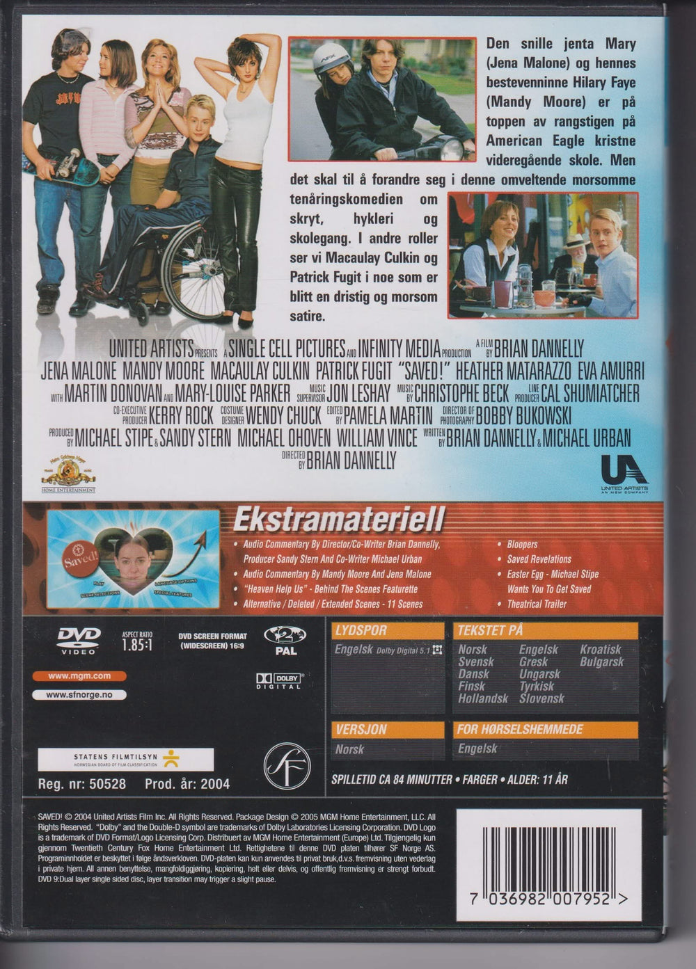 Saved! 2004. DVD.