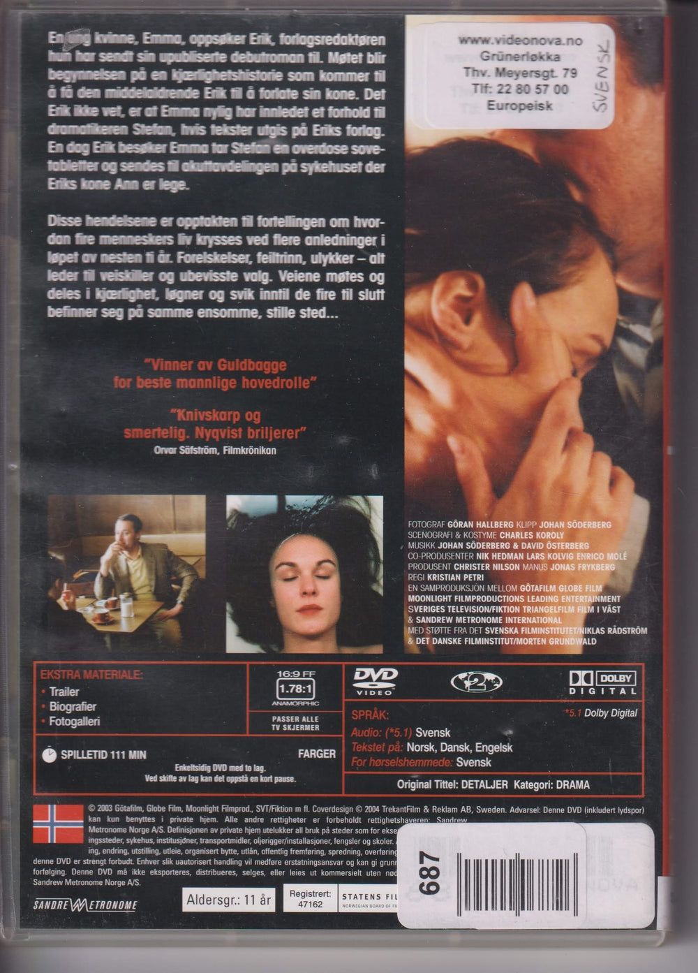 Detaljer. 2003. DVD.
