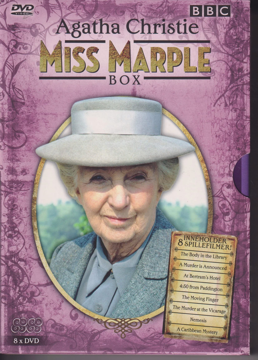 Agatha Christie – Miss Marple Box. DVD samleboks.