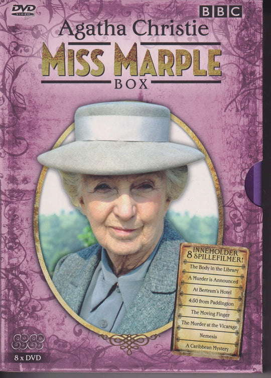 Agatha Christie – Miss Marple Box. DVD samleboks.