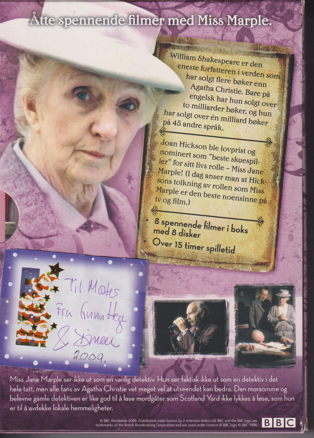 Agatha Christie – Miss Marple Box. DVD samleboks.