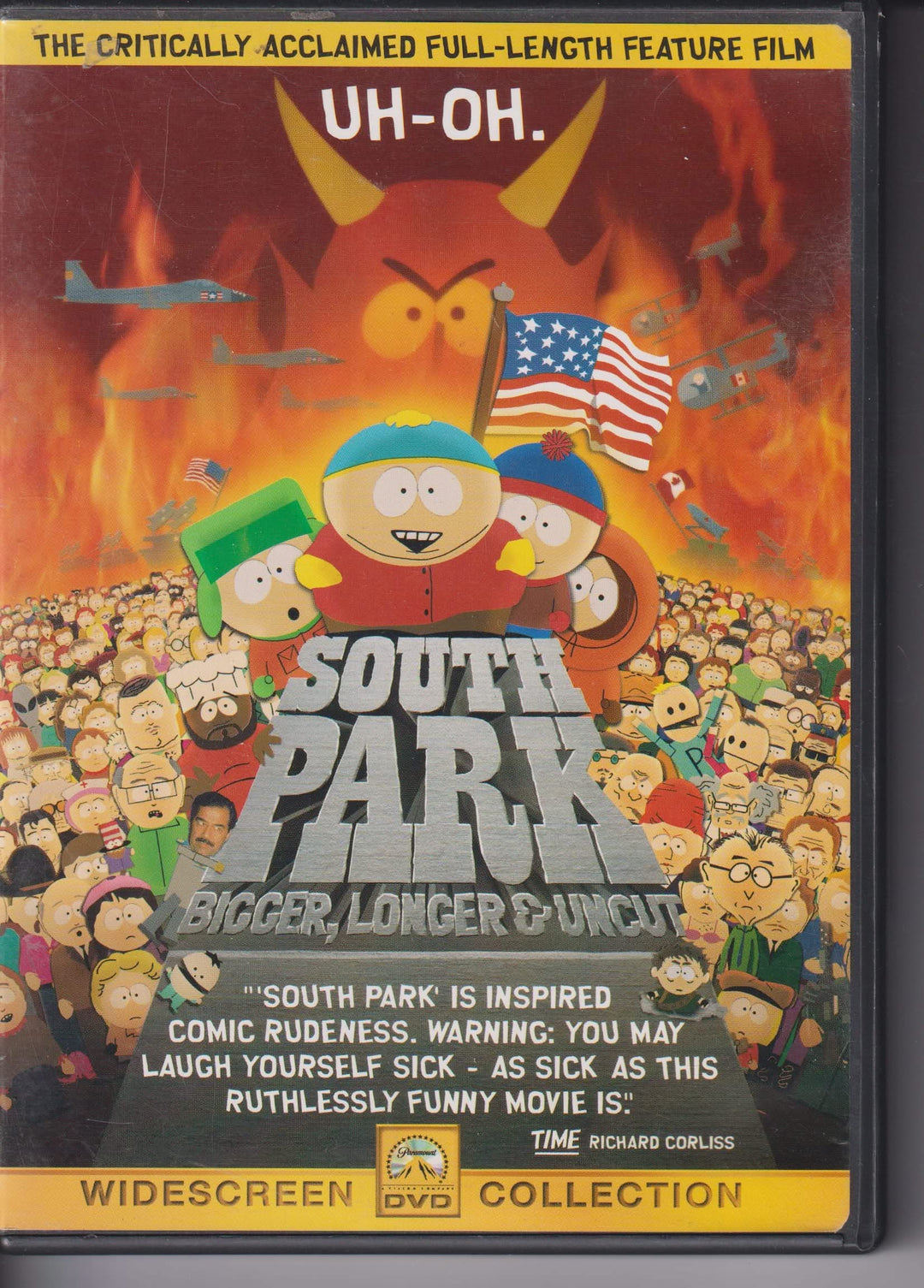South Park: Bigger, Longer & Uncut. 1999. DVD.