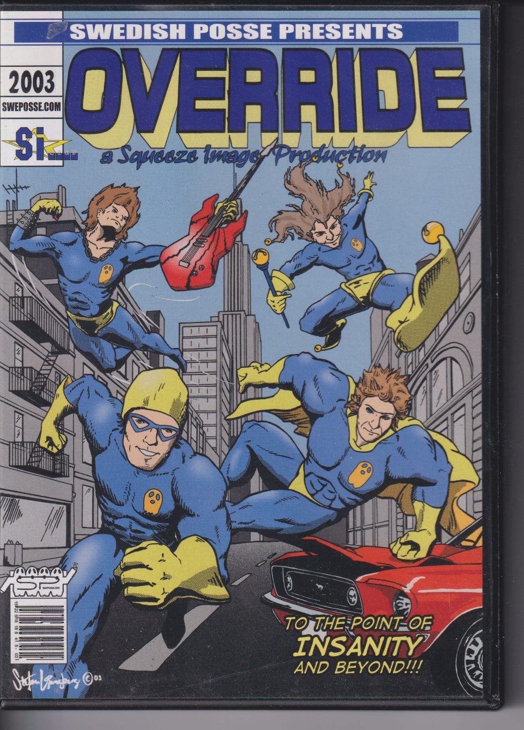 Swedish Posse – Override. 2003. DVD.