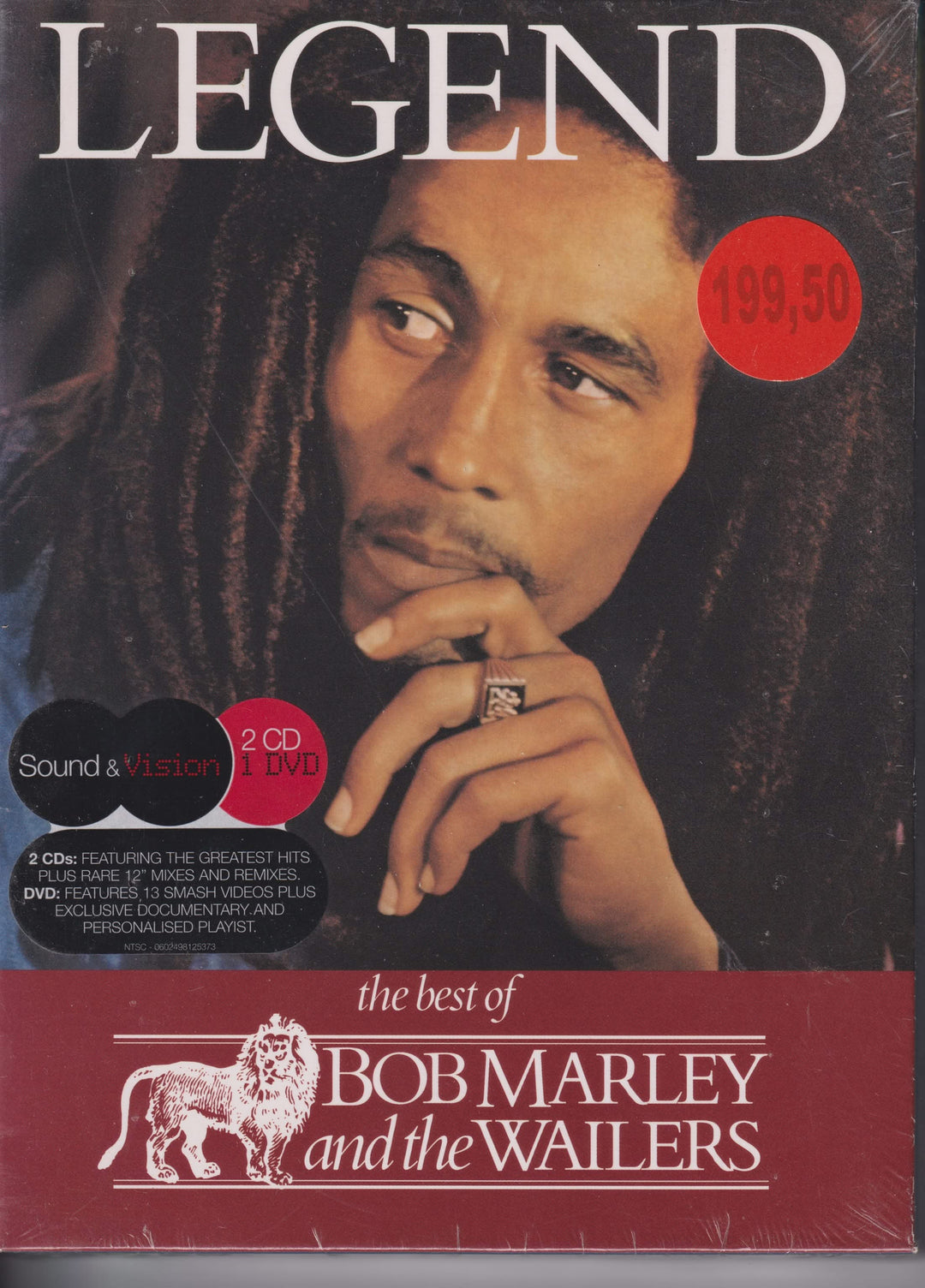 Bob Marley and the Wailers – Legend (Sound + Vision). 2002. DVD. Ny i plast!